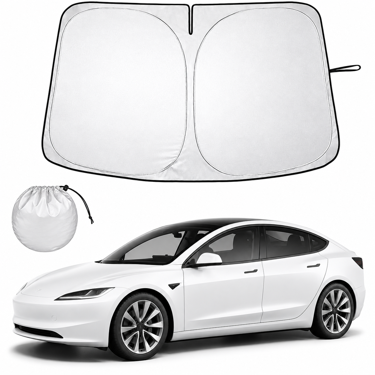 Foldable Windshield Sunshade